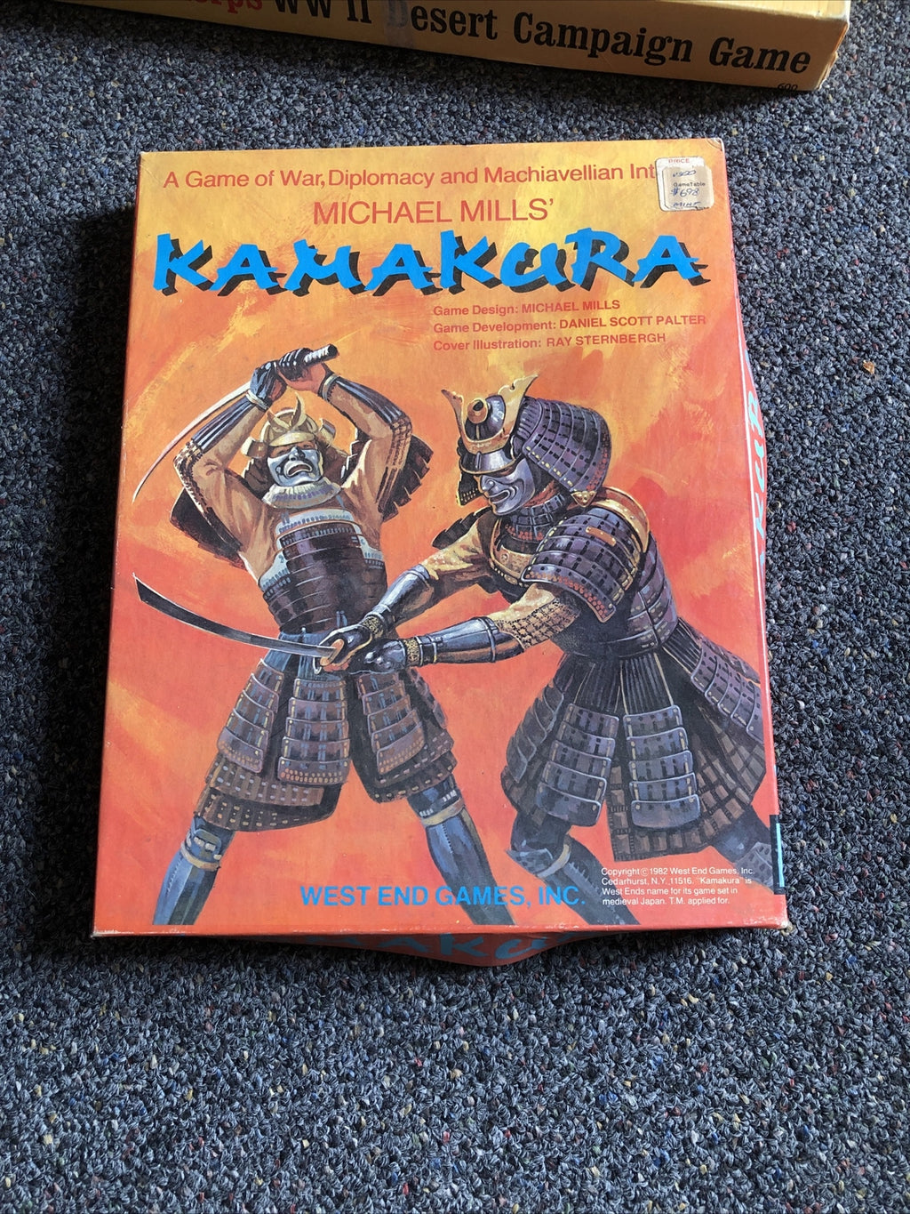 Kamakura A Game Of War, Diplomacy And Machiavellian West End Games Inc Unpun0