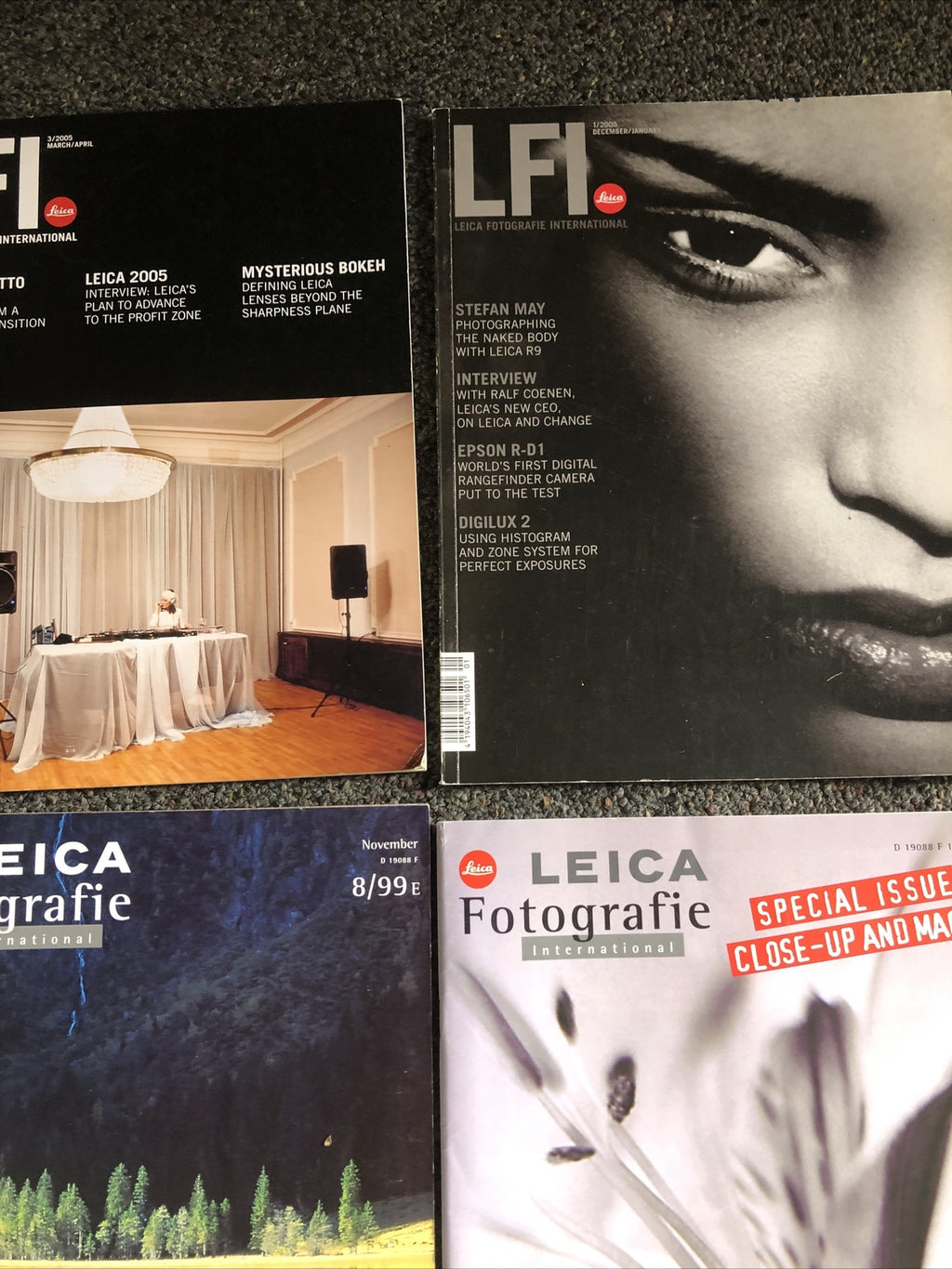Lot Of 13 Leica Fotografie Magazines Mixed Lot8