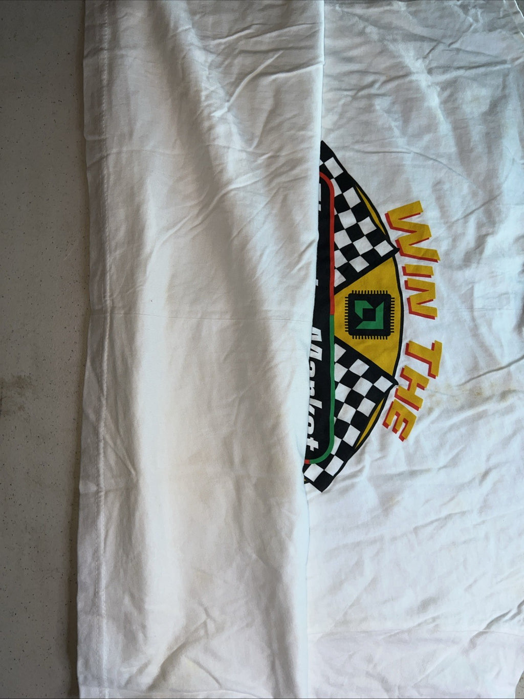 Vintage AMD “Win the Time-to-Market Race” Promo T-Shirt XL Hanes USA4