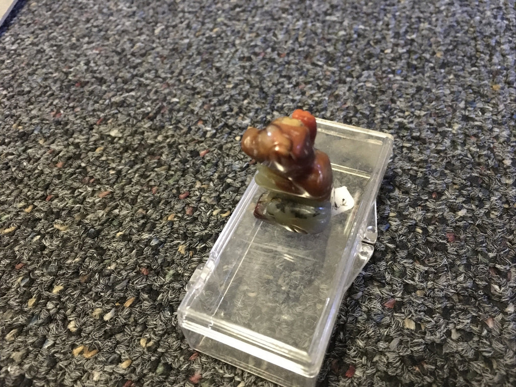 Hand carved Jade Bear Figures1