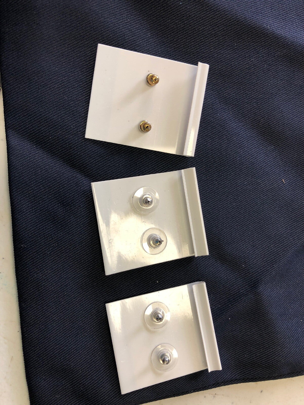 Round Circle Stud Earrings 5mm Light Crystal Made with Swarovski Hypoallergenic4