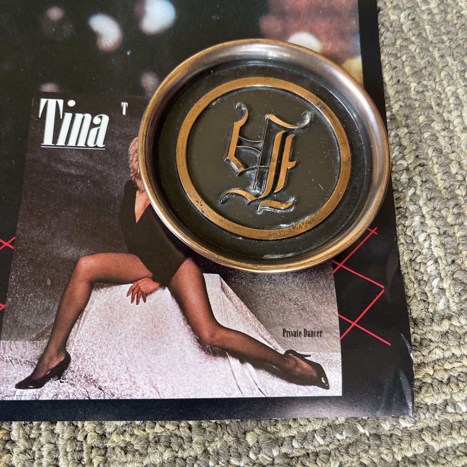#155 1984 Tina Turner Record Store Promo Poster Private Dancer 24 X 36”3