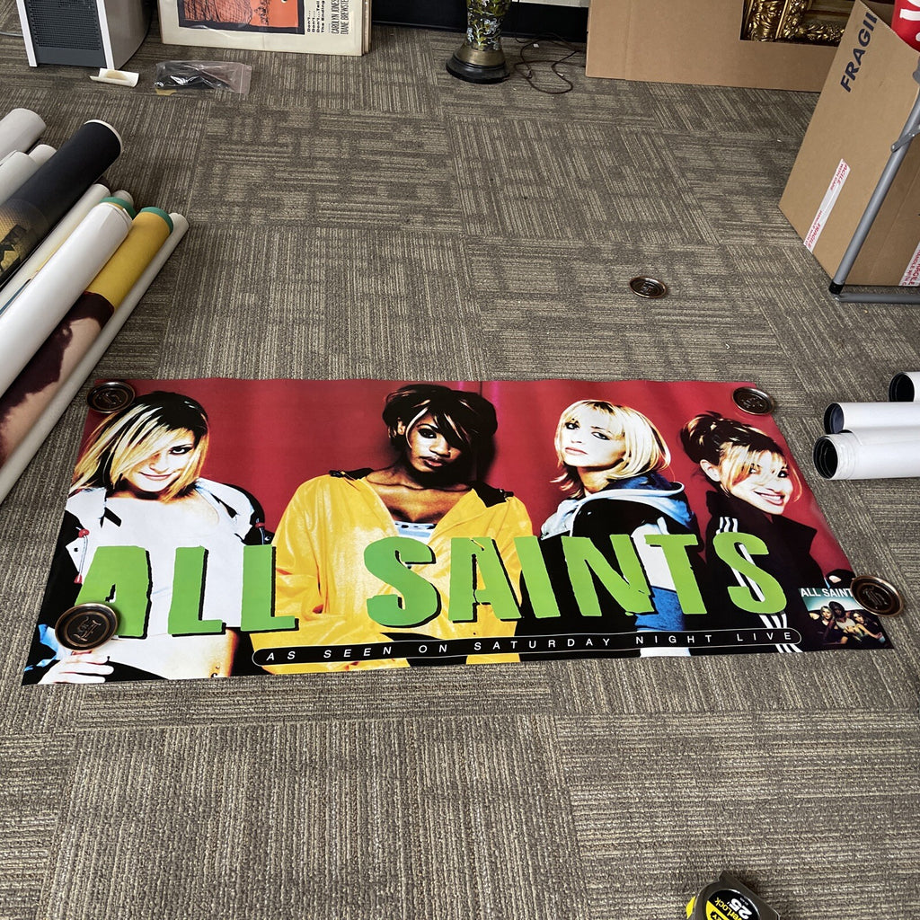 1998 ALL SAINTS MUSIC ALL SAINTS Record Store Promo Poster 24” X 48” #360