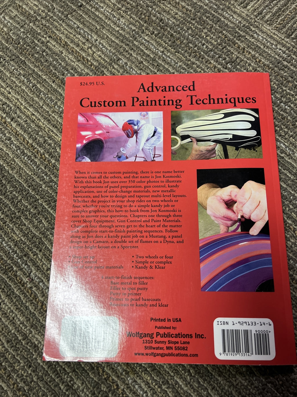 Advanced Custom Painting Techniques, Jon Kosmoski, Book Vintage Painting5