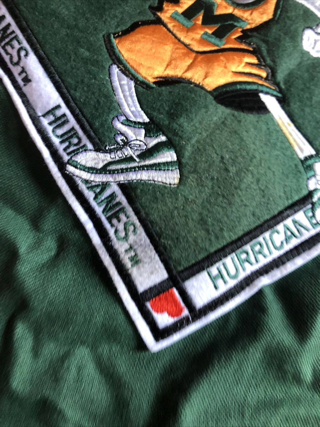 Vintage 90’s NOS Conic Miami Hurricanes Parka Jacket Size XL8
