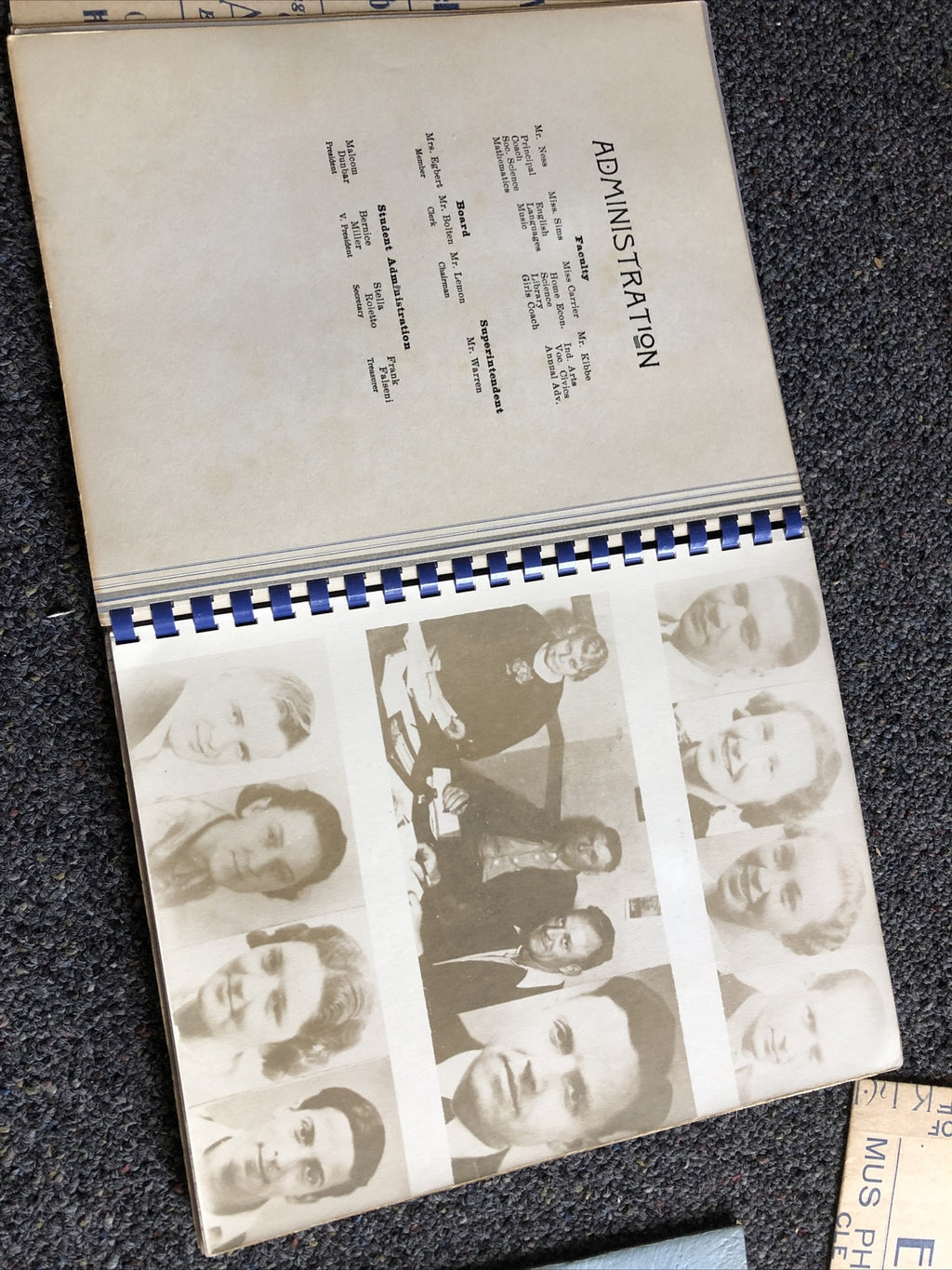 Rare 1938 Eastonian High School Yearbook With Original Photos8
