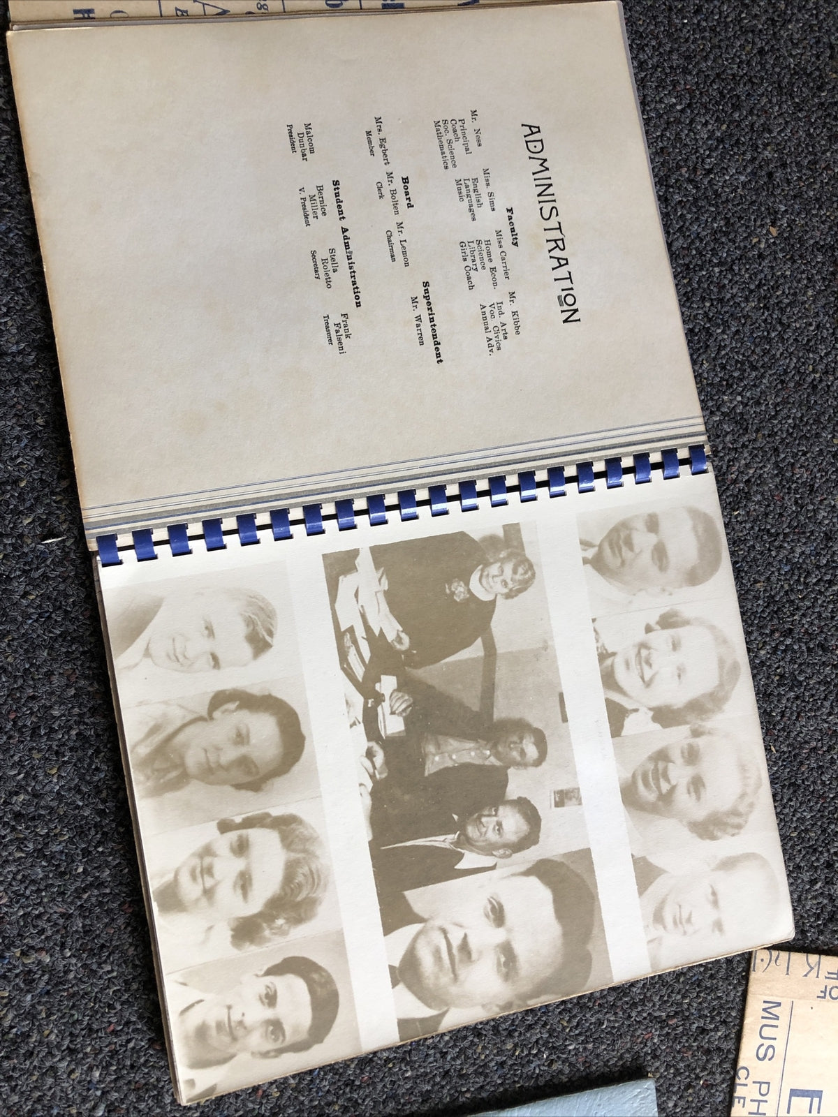Rare 1938 Eastonian High School Yearbook With Original Photos8