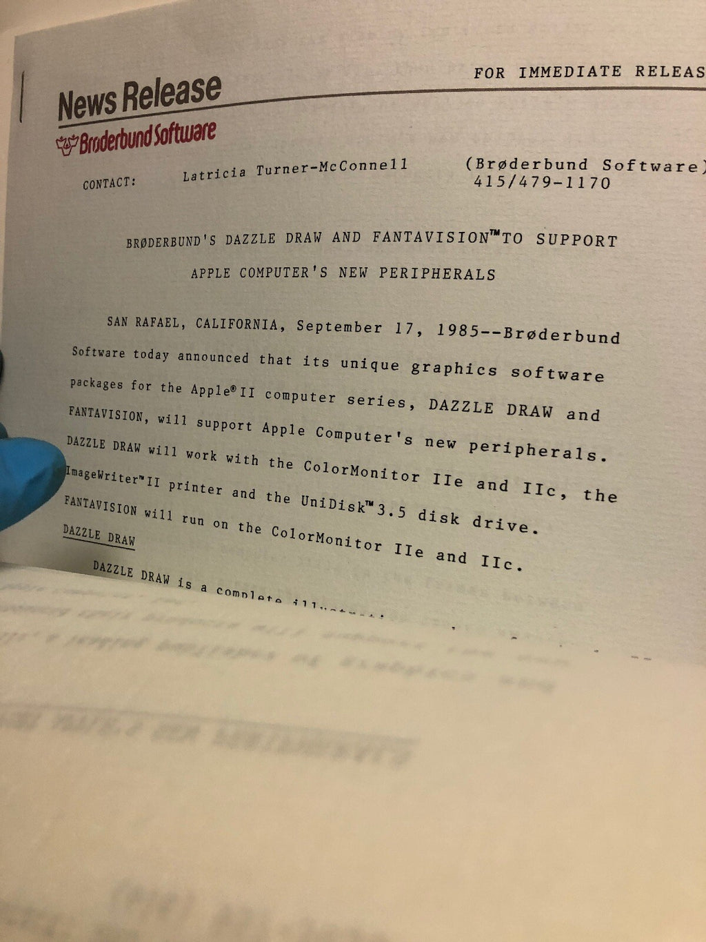 Apple 1985 Docs Contracts Product Info Megahaus Mouse Series Mindscape Meca Incs2