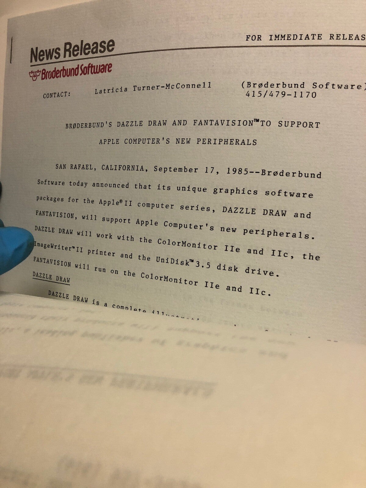 Apple 1985 Docs Contracts Product Info Megahaus Mouse Series Mindscape Meca Incs2