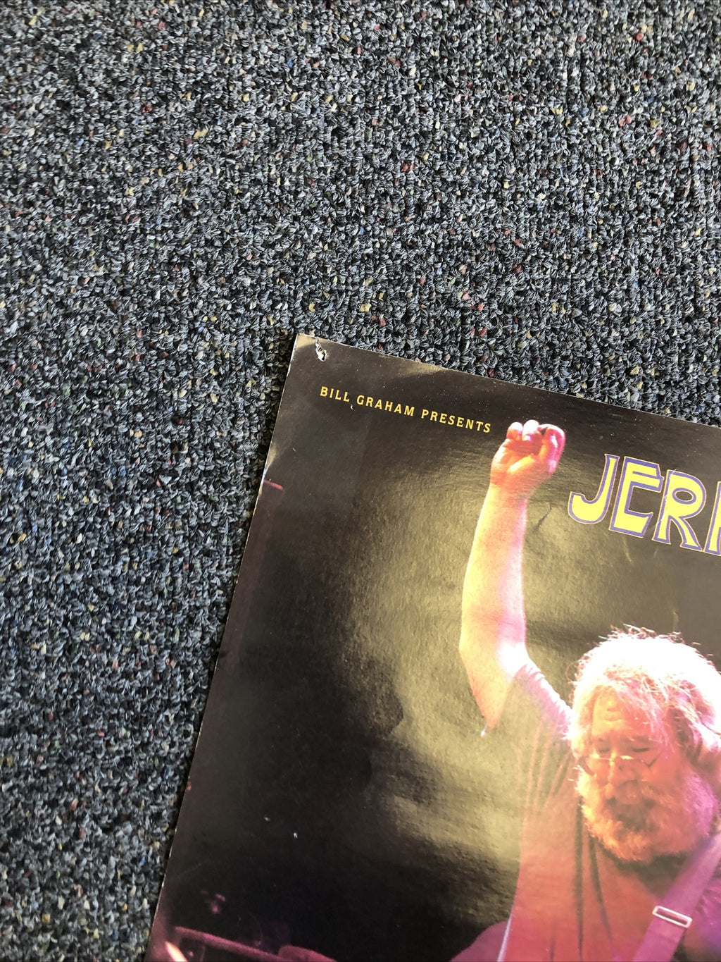 Rare Original Vintage GRATEFUL DEAD Jerry Garcia Electric Poster 20”x13”5