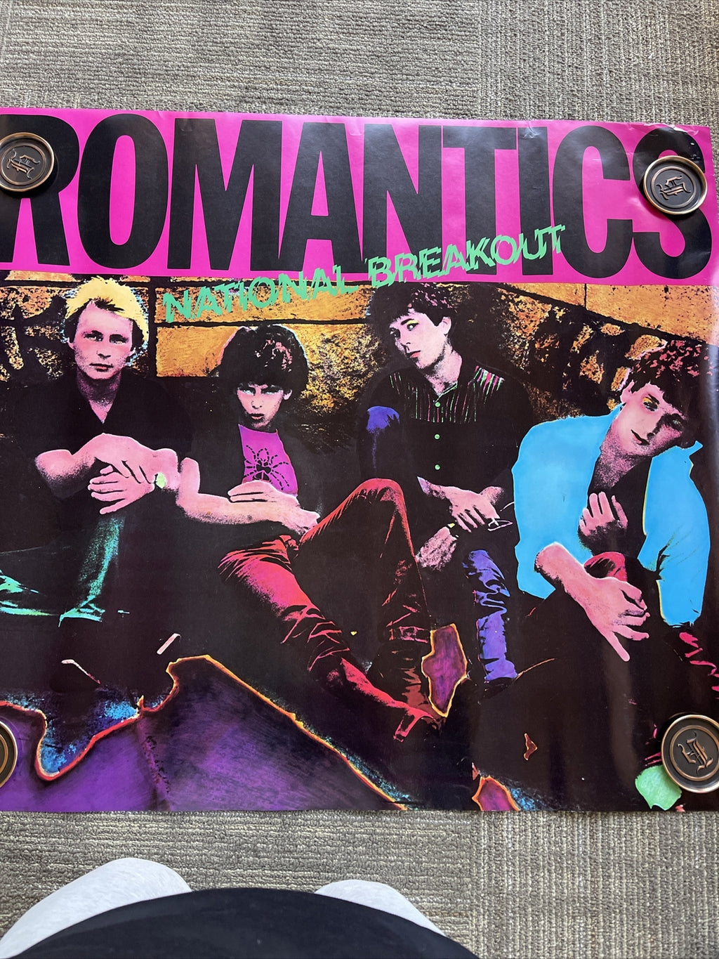 #167 1980 Romantics National Breakout Record Store Promo POSTER 33” X 36”5