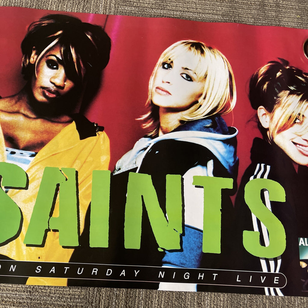 1998 ALL SAINTS MUSIC ALL SAINTS Record Store Promo Poster 24” X 48” #364