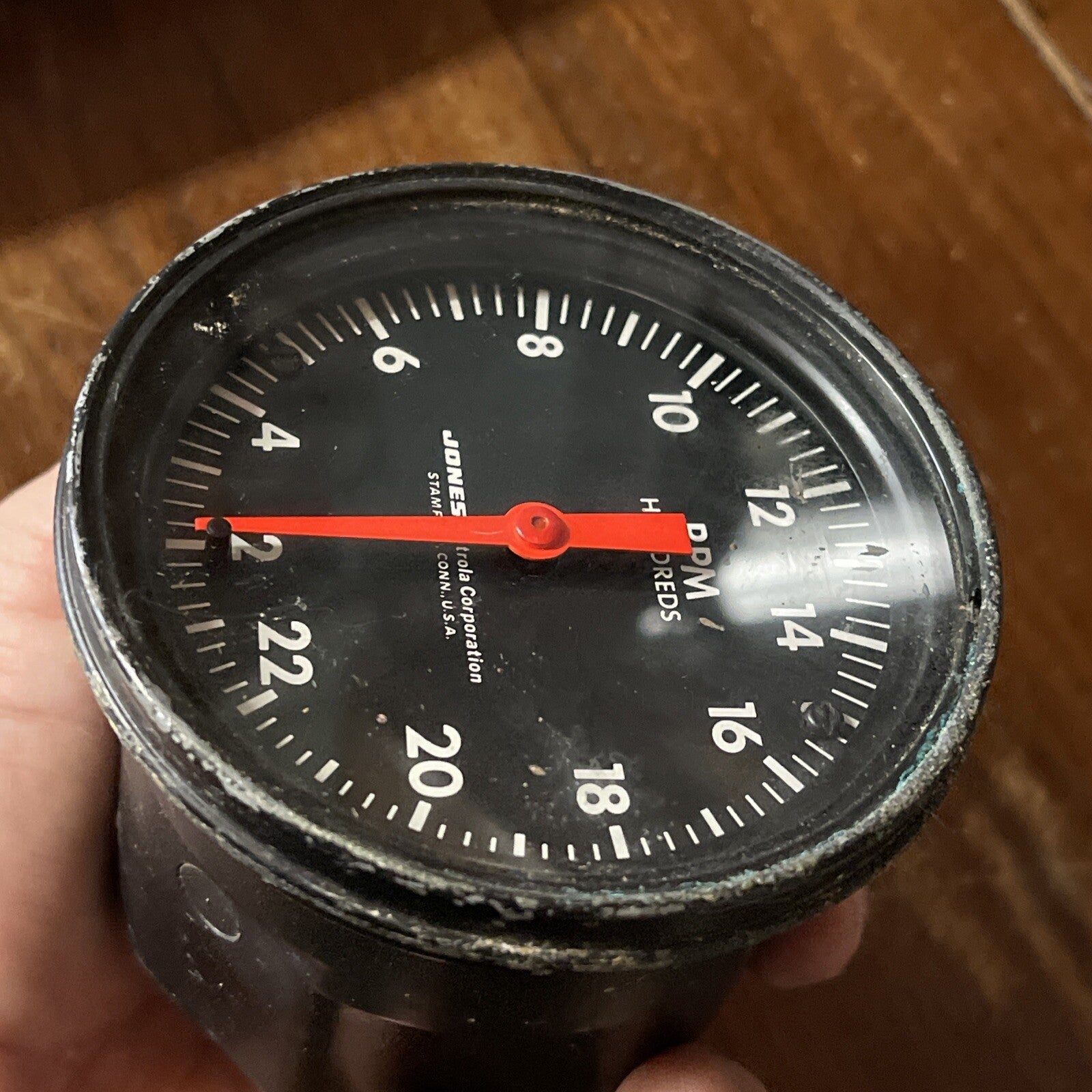 RARE JONES MOTOROLA VINTAGE TACHOMETER AUTOMOTIVE MARINE ORIGINAL Gauge7