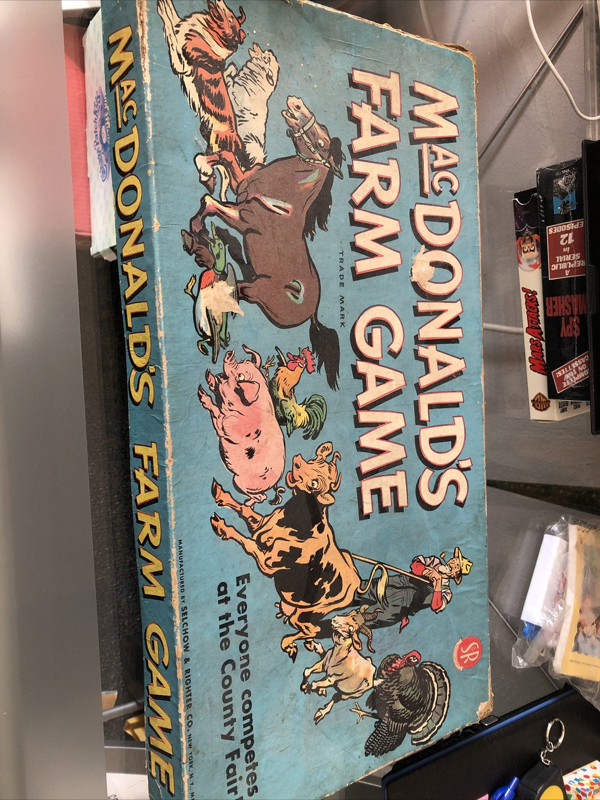 Vintage MacDonald’s Farm Board Game 1948 0