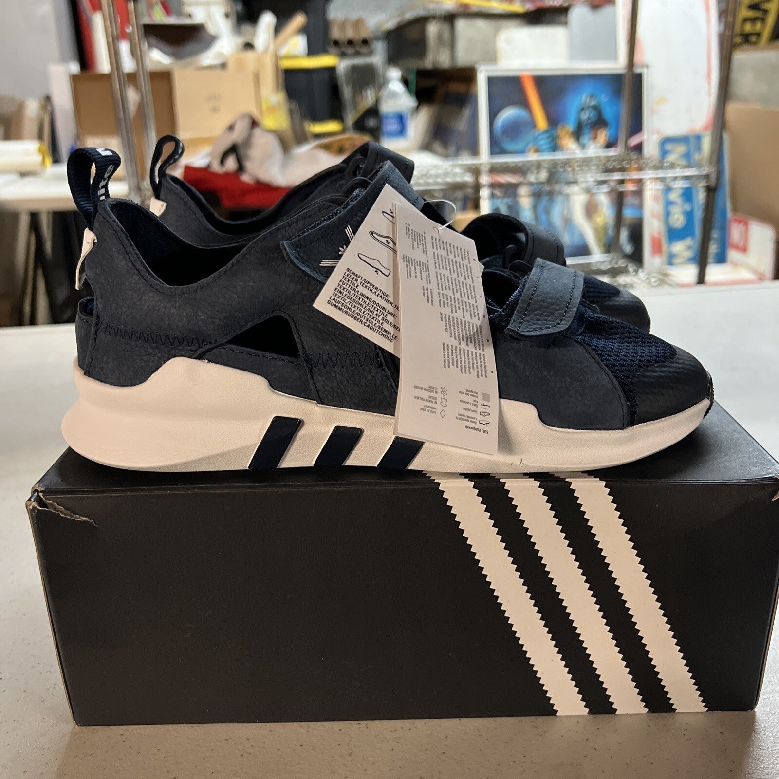 Men's Adidas X White Mountaineering ADV Sandal BB2741, Size US 6.54