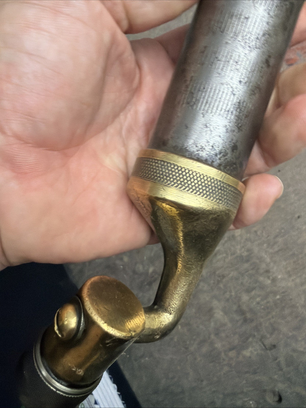 Critz lubricator grease gun brass era Packard duesenberg big car rare8