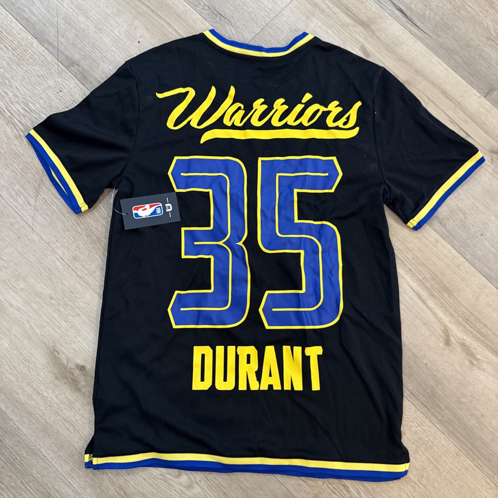 Kevin Durant Golden State Warriors Jersey Shirt Size Small Black 35 Basketball1