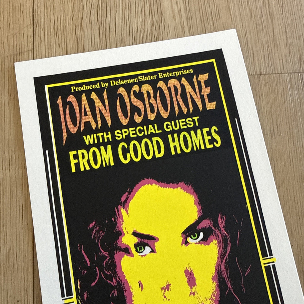 JOAN OSBORNE W/ FROM GOOD HOMES MARK ARMINSKI HANDBILL FLYER ROSELAND NYC LOT2