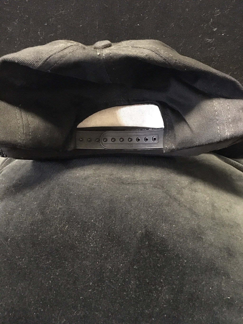 Vintage Trucker Hat Cap Snapback Herning Underground Supply Black NWOT2
