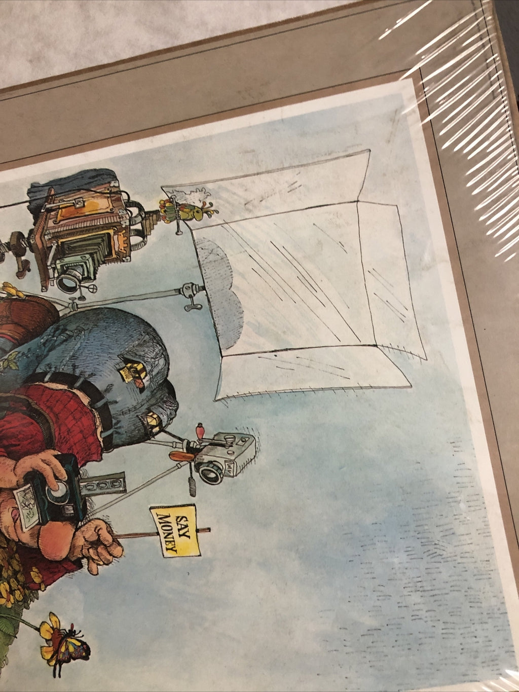 Vintage “The Photographer” Art print by Gary Patterson  14” X 11”3