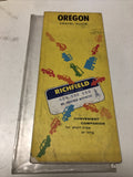Vintage Map USA Memorabilia RICHFIELD  OIL  OREGON  TRAVEL  GUIDE  19630