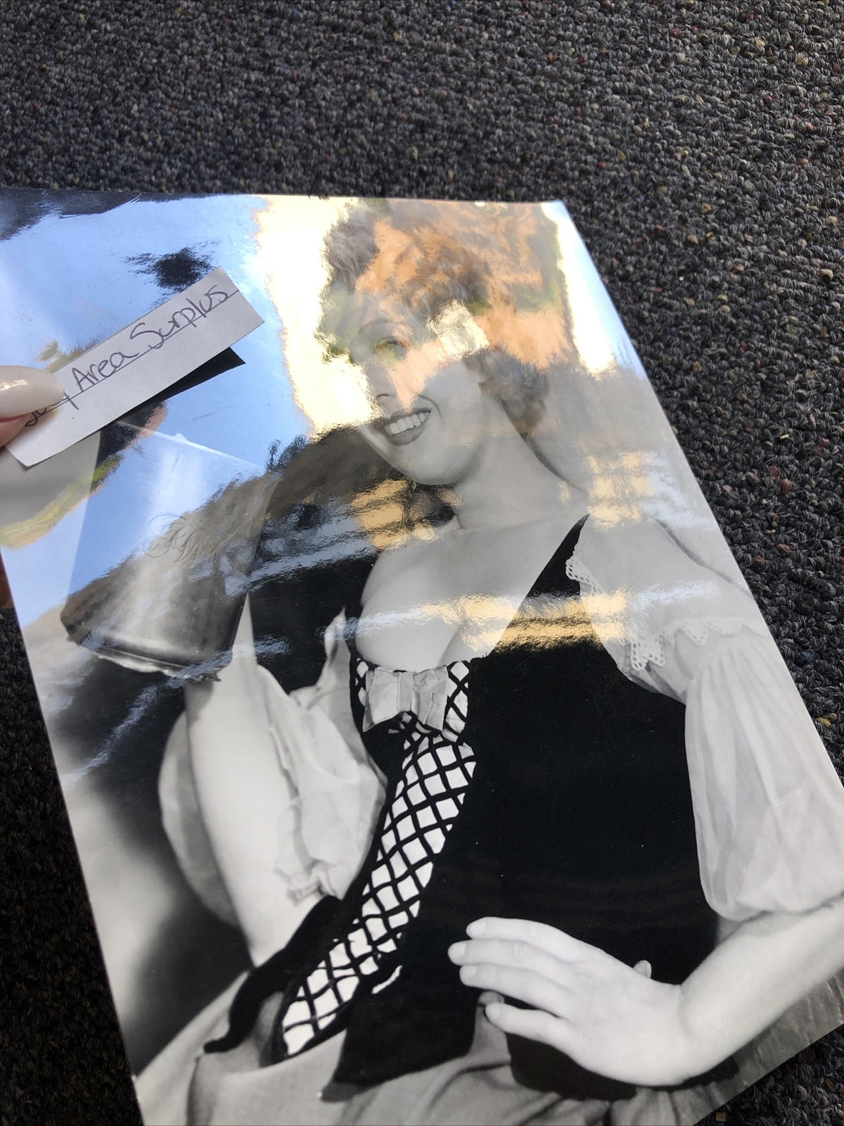 Rare Vintage Original Unpublished Photo Of ANN NEAGE 9.5”x7.5”5