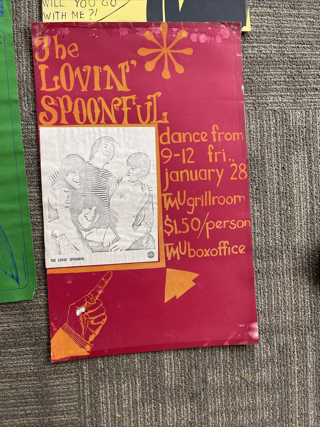 1967-68 Stanford Summer Rock Poster Lot Of 4 Lovin Spoonful CCR Chambers Bros7