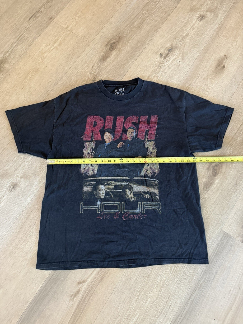 Vintage Rush Hour Movie Promo T Shirt XL Black Jackie Chan Chris Tucker4