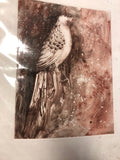 Dead Pigeon ABSTRACT EXPRESSIONIST BIRD Painting0
