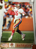 San Francisco 49ers JOE MONTANA Glossy Photo NFL Football Poster 35”x23”0