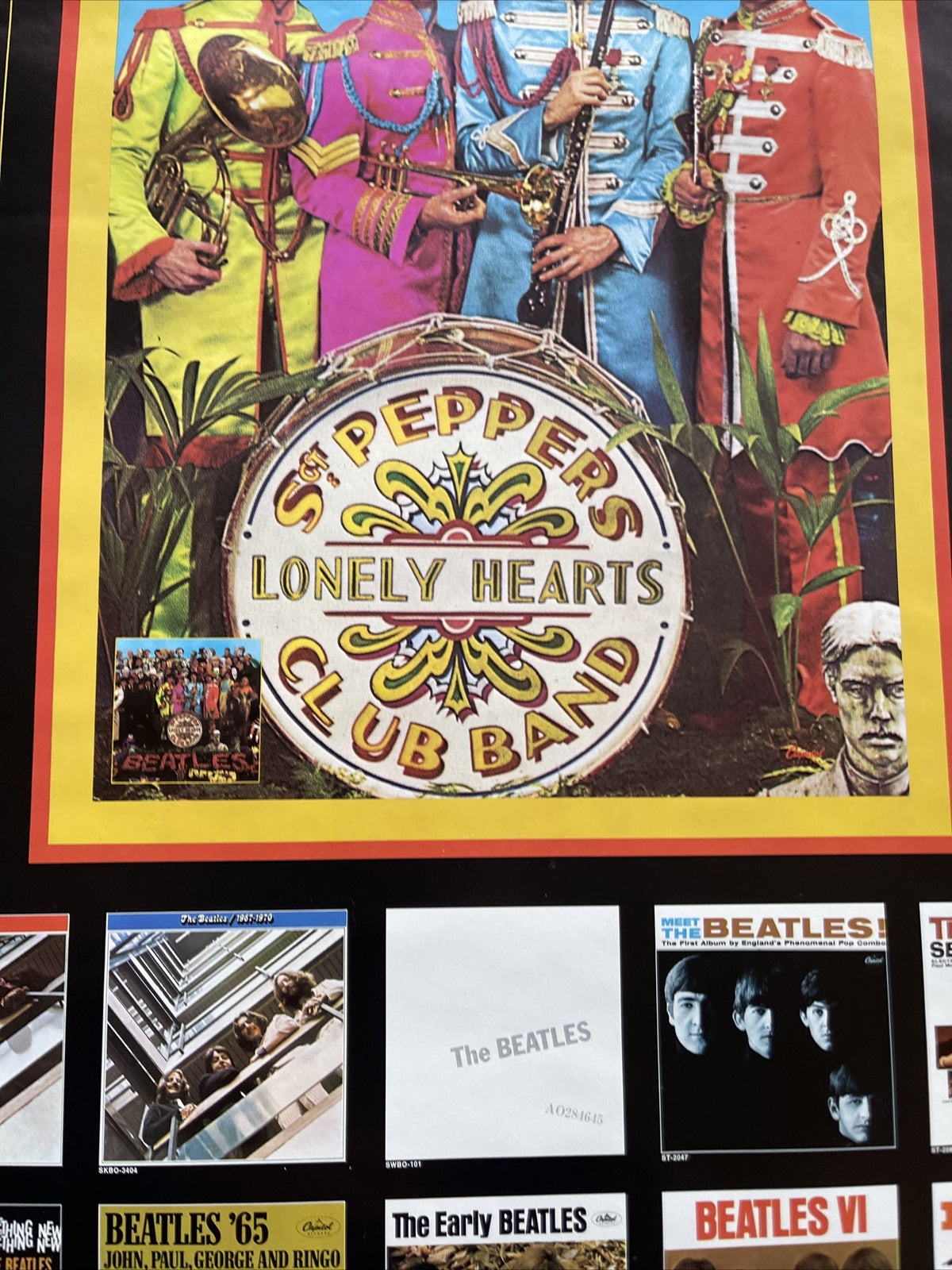 #30 1978  Sgt Peppers Lonely Hearts Club The Beatles Record Store Promo Poster3