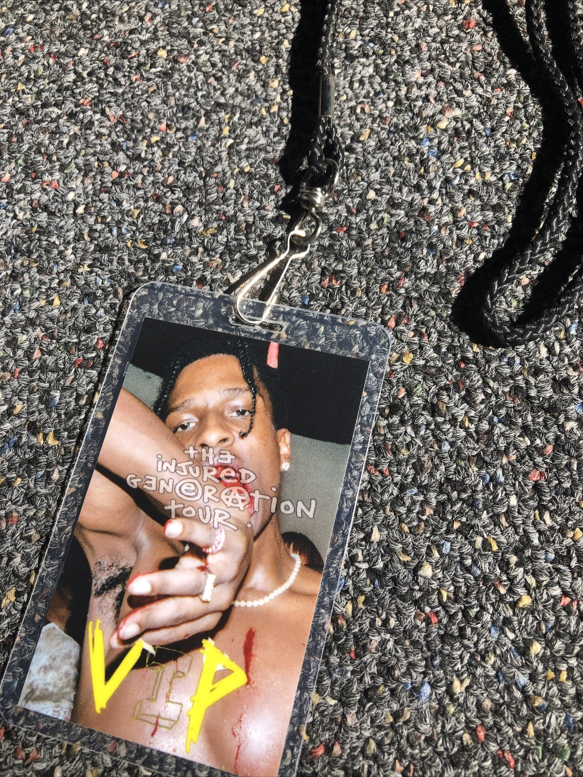 RARE ASAP ROCKY The Injured Generation Tour VIP Backstage Pass2