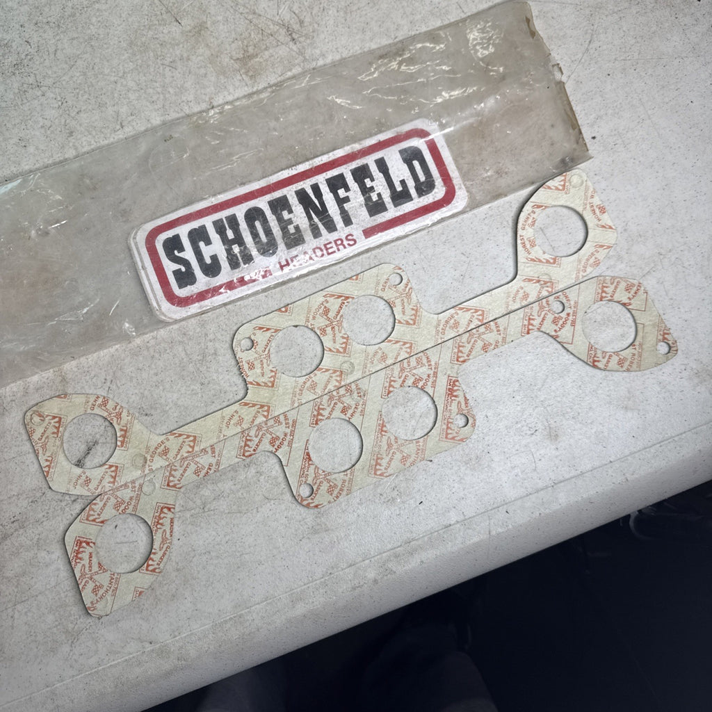 80s Schoenfeld Headers Exhaust Header Gasket Set for Big Block Chevy? NEW3