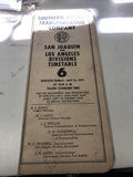 1971 Southern Pacific Company San Joaquin & Los Angeles Division Timetable #60