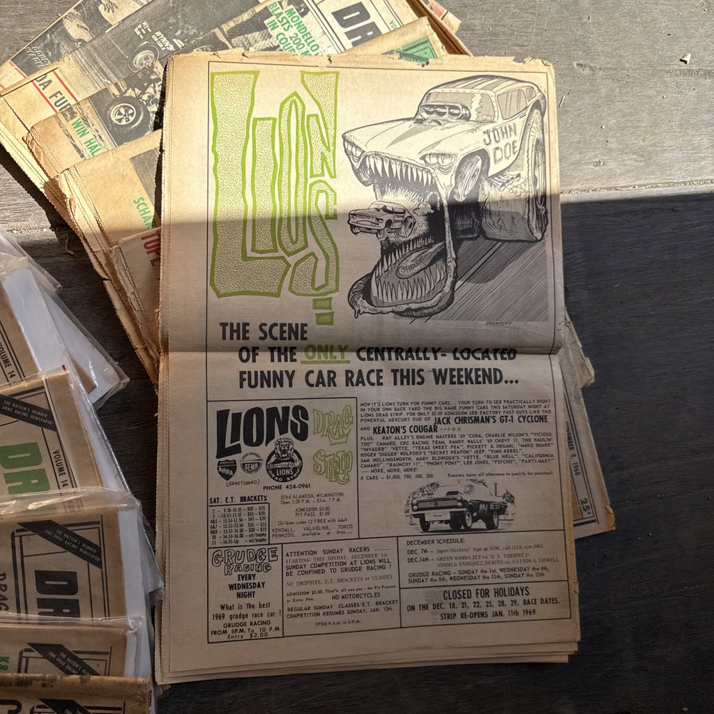 Vintage Drag News Magazine 1968 Volume 14 Drag Racing NHRA Don Garlits Lot4