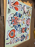 Mitch OConnell “Heart Breaker” Flash Art Sheet No Sticker 2001 Rare!0