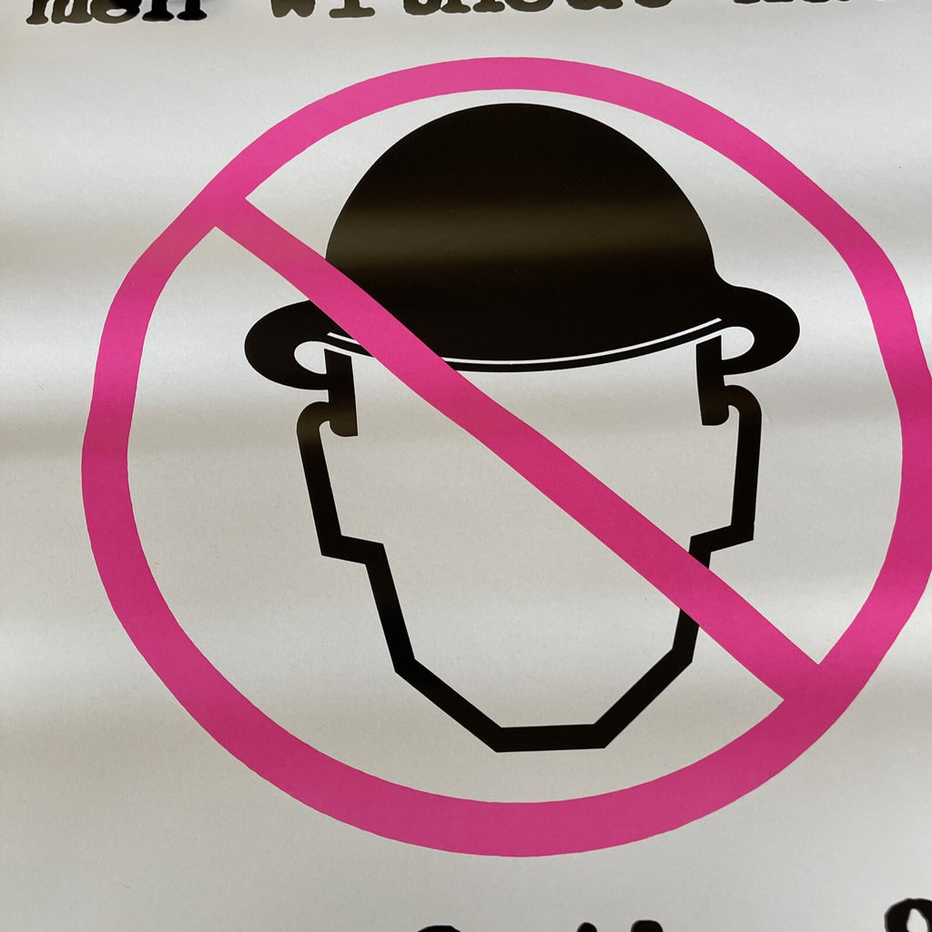 #153 1980s Men Without Hats Folk Of The 80s Record Store Promo Poster 21” X 21”5