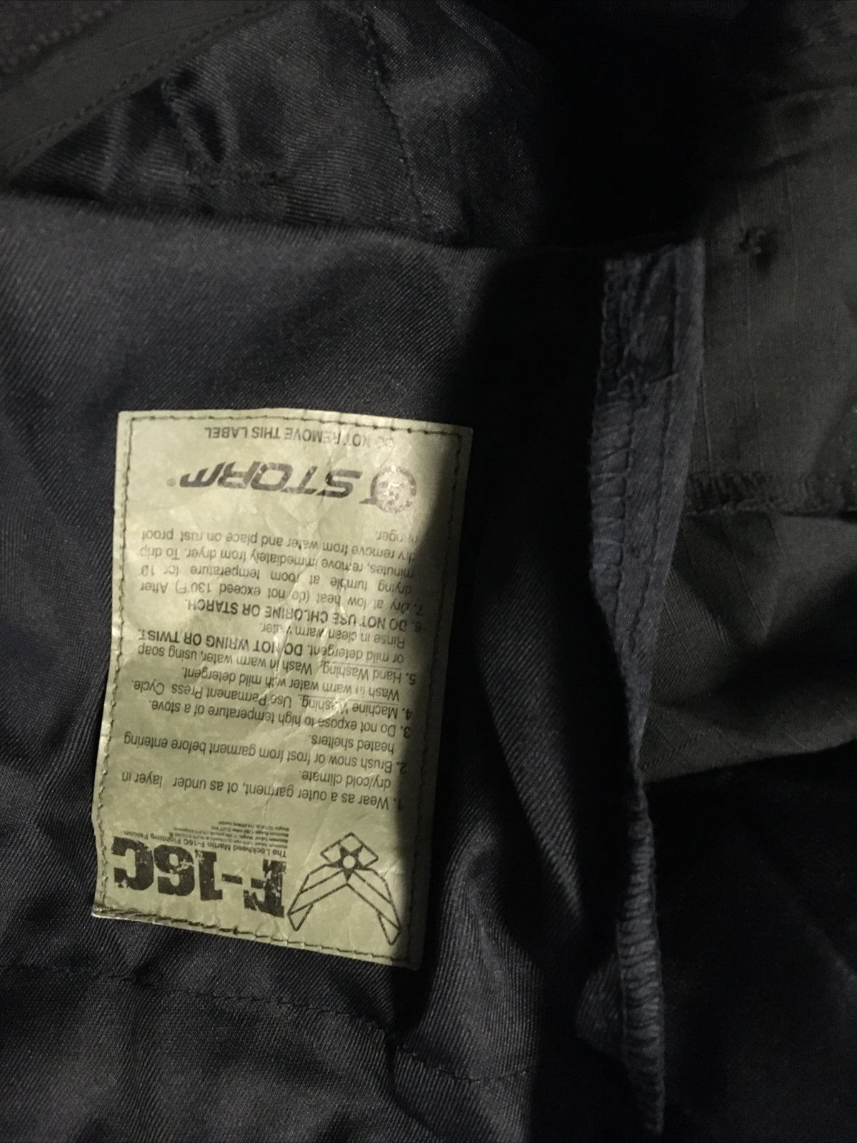 Storm Mechanism BLACK Storm Rain Pants: 2XL Winter Pants F-16c No: 4547010