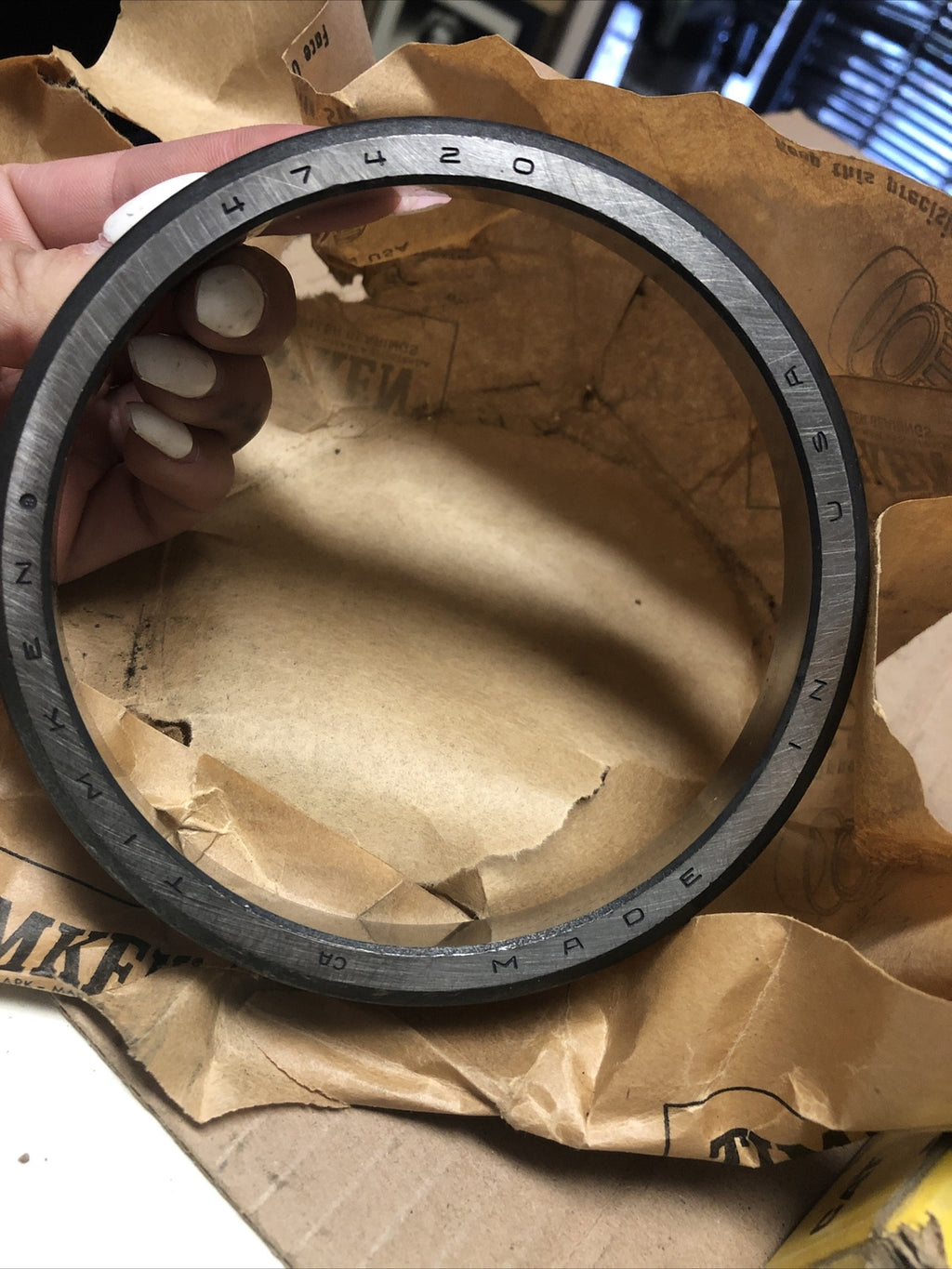 Timken Caterpillar Tapered Roller Bearing #47420 NOS 8H7803 2-9 Tractor1