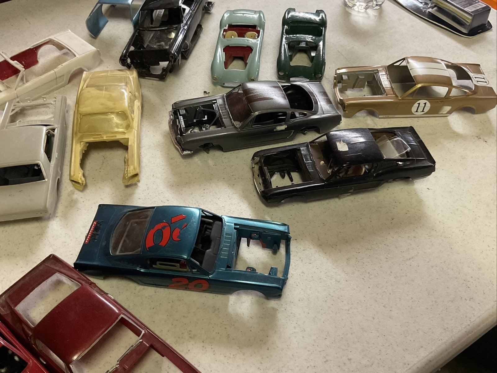 Vintage Car Model Junkyard  /restoration project Body Lot10