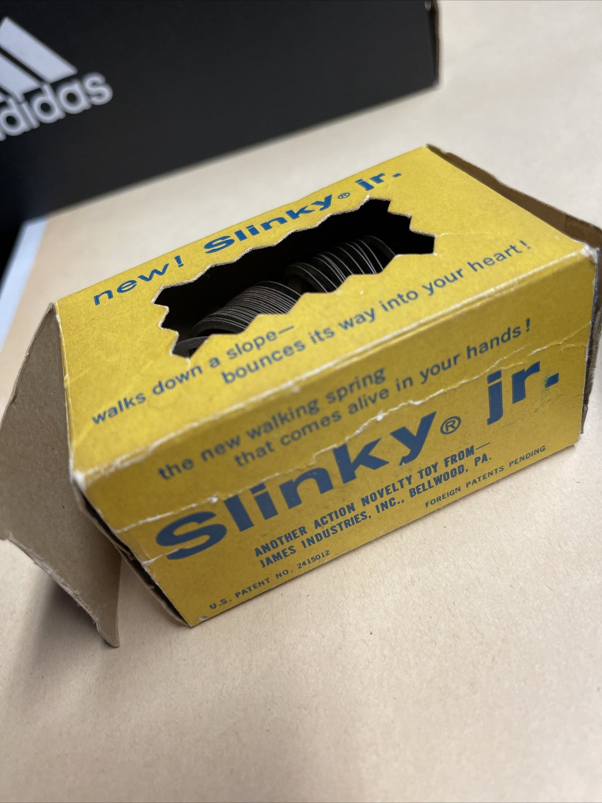 VINTAGE SLINKY Lot ORIGINAL WALKING SPRING TOY IN BOX  UNUSED1