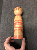 japanese kokeshi old doll vintage traditional 6 Inches inch big sato tosio0