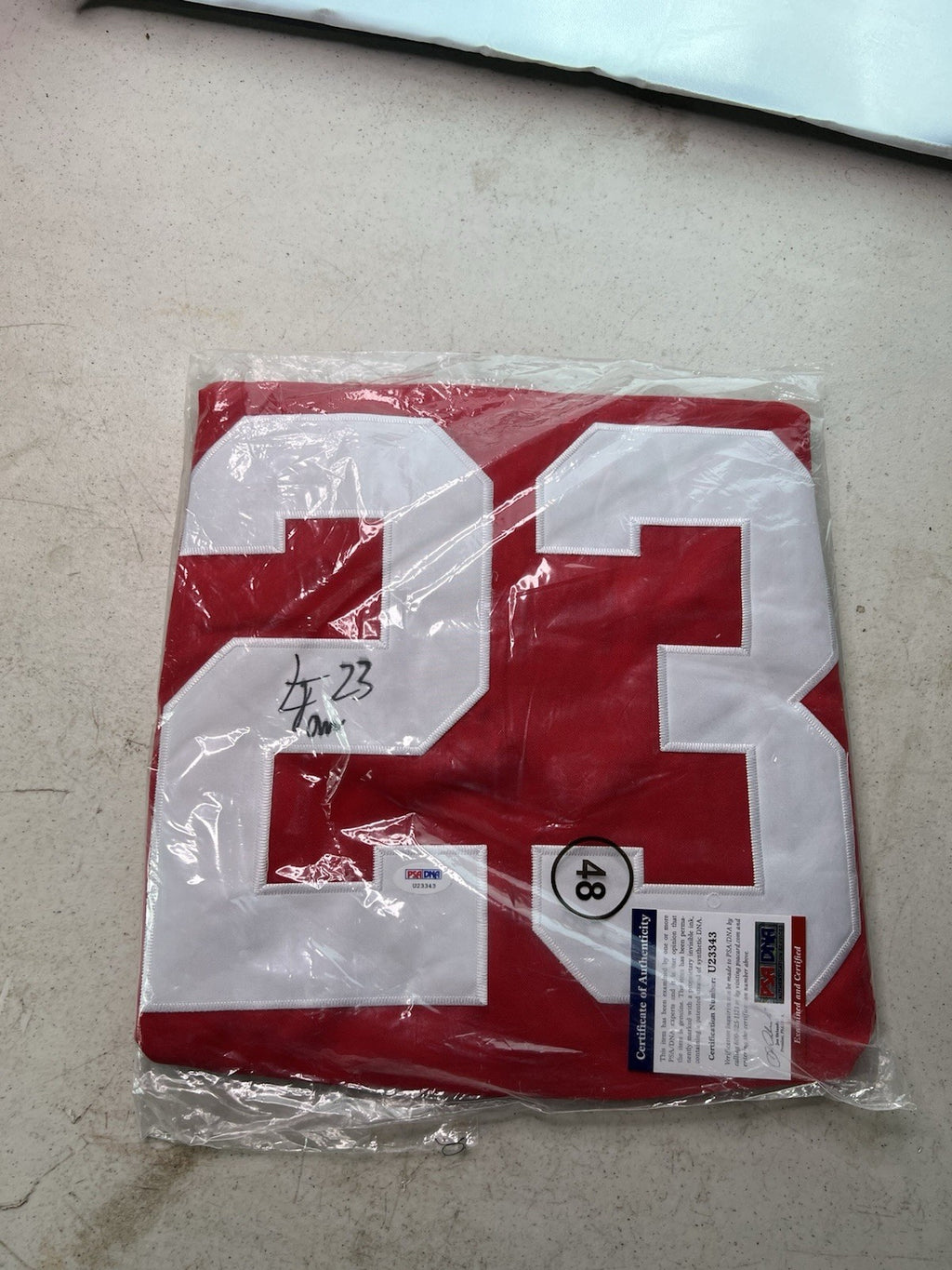 San Francisco 49ers #23 LaMichael James Nike On Field Jersey – Size 48 – PSA2