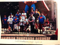VTG Superman Fan Home Page Group Photo And Chris Reeve Photo 8”x5” & 7”x5”0