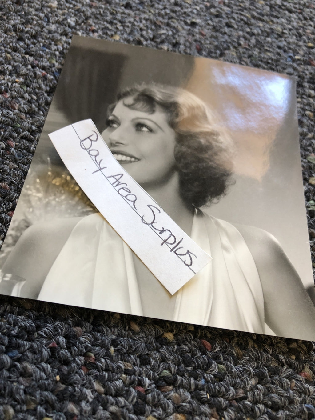 Rare Original Vintage Unpublished Photo Of LORETTA YOUNG 4”x3.5”2