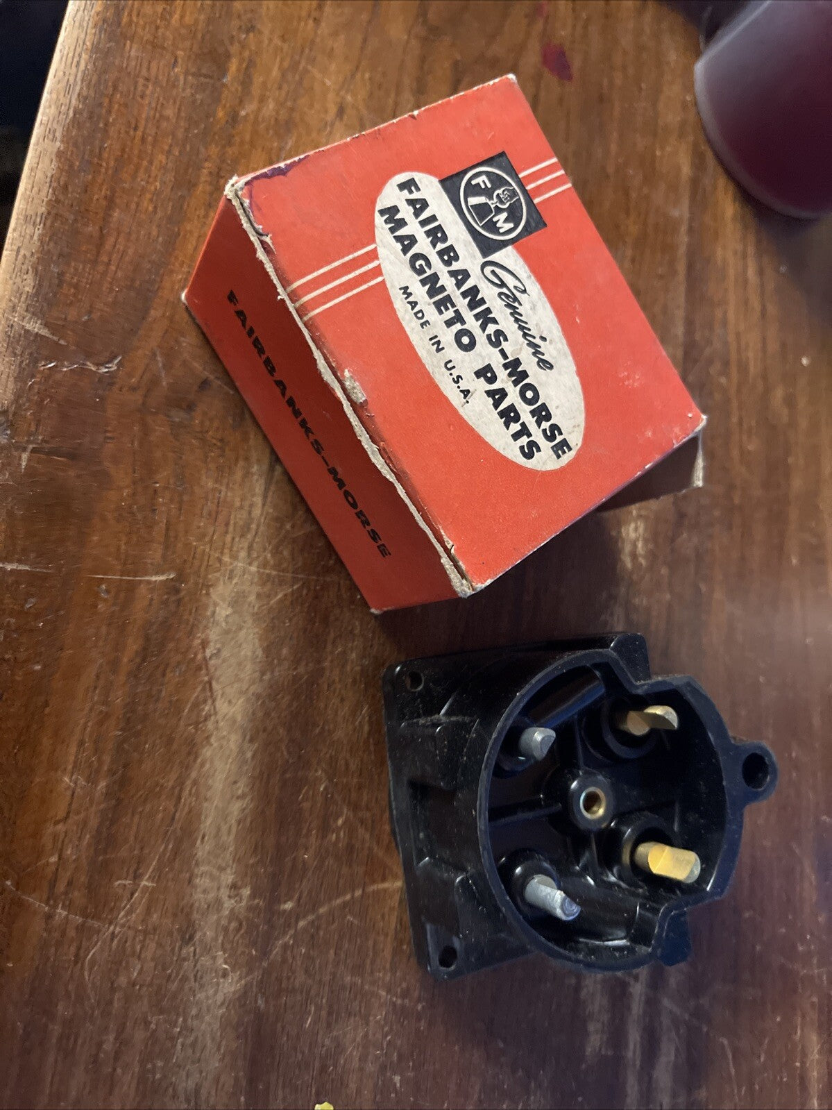 NOS Fairbanks Morse Magneto Distributor Block0