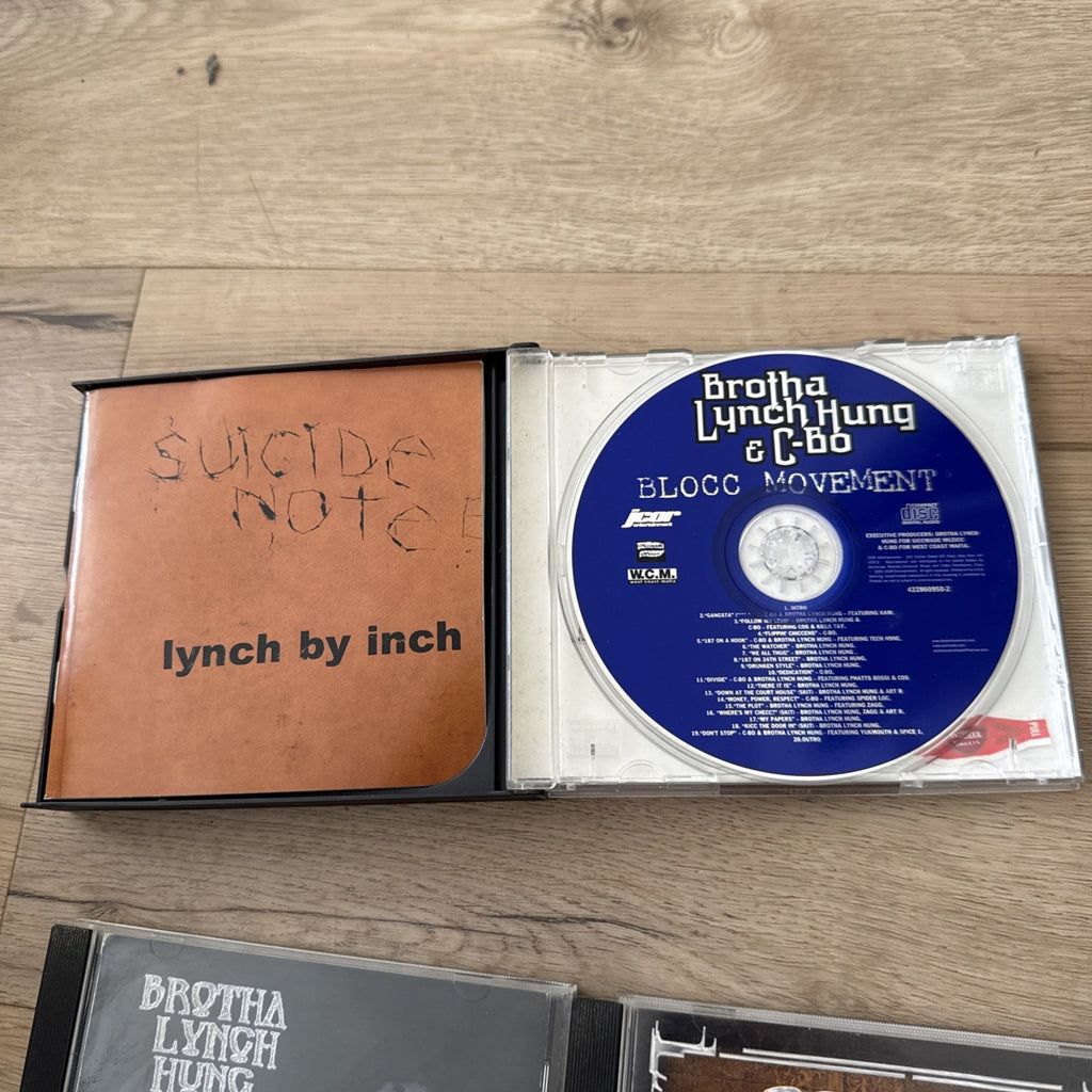 Brotha Lynch Hung CD Lot of 3: The Virus, Appearances Book 1, Lynch by Inch2