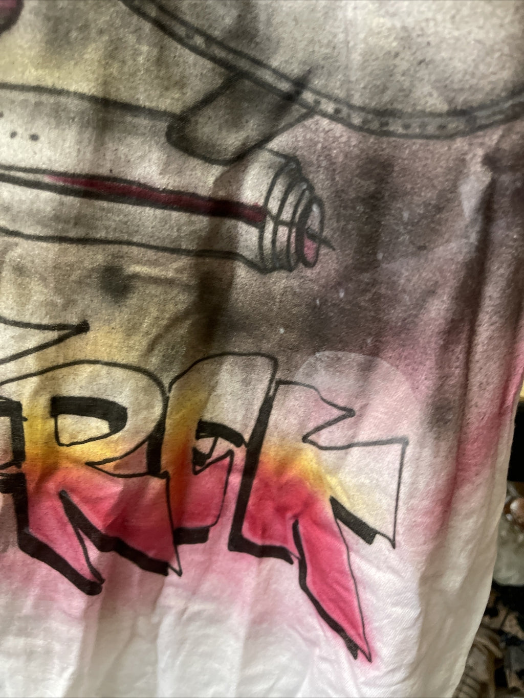Vintage 90s Star Trek Short sleeve Airbrushed M Tshirt “Damn It Jim”4