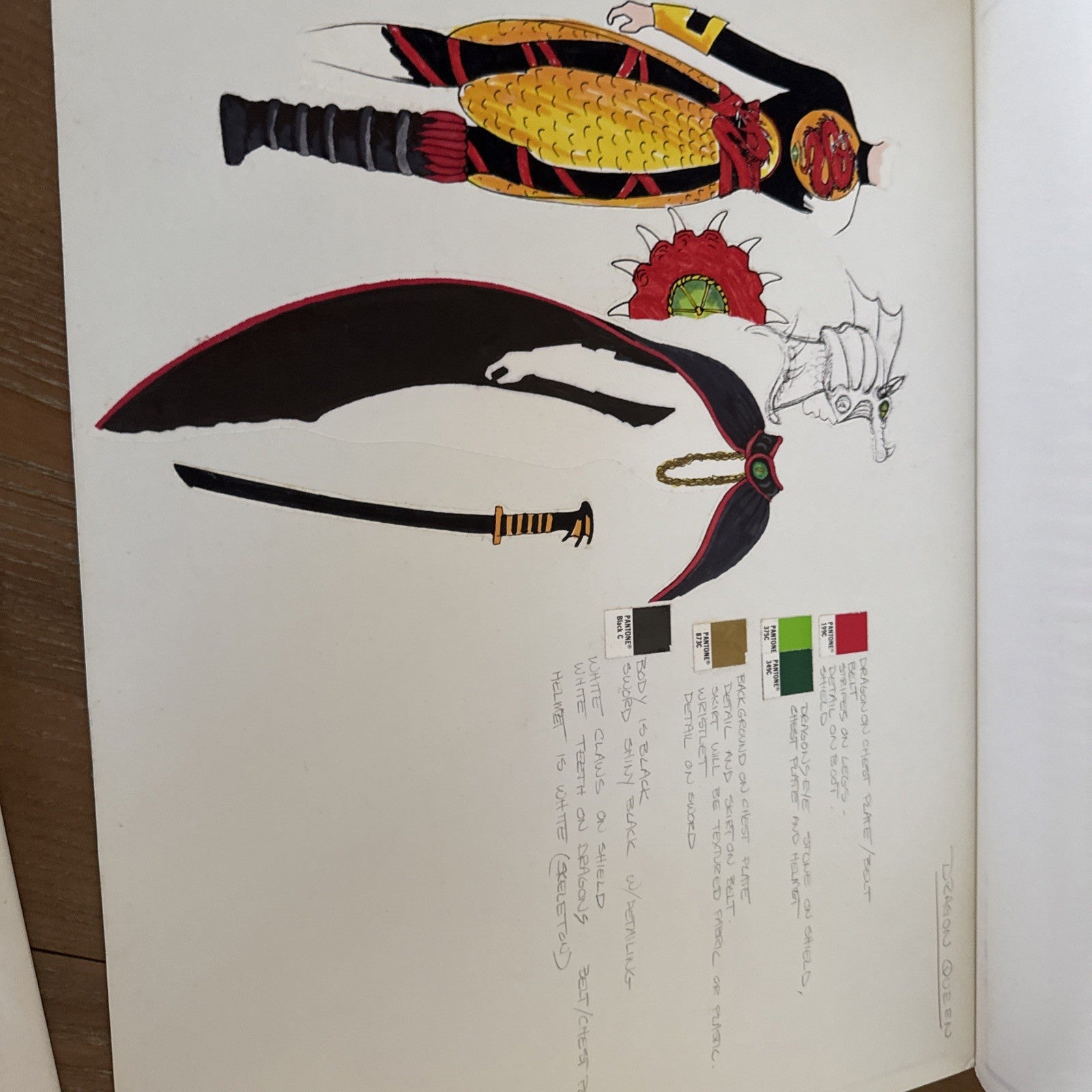Vintage 1980s Golden Girl Guardians Of The Gemstones Concept Art 14 Pcs Drawings23