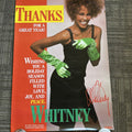 1986 Whitney Houston Arista Records Thanks Holiday Season  Promo Poster #220